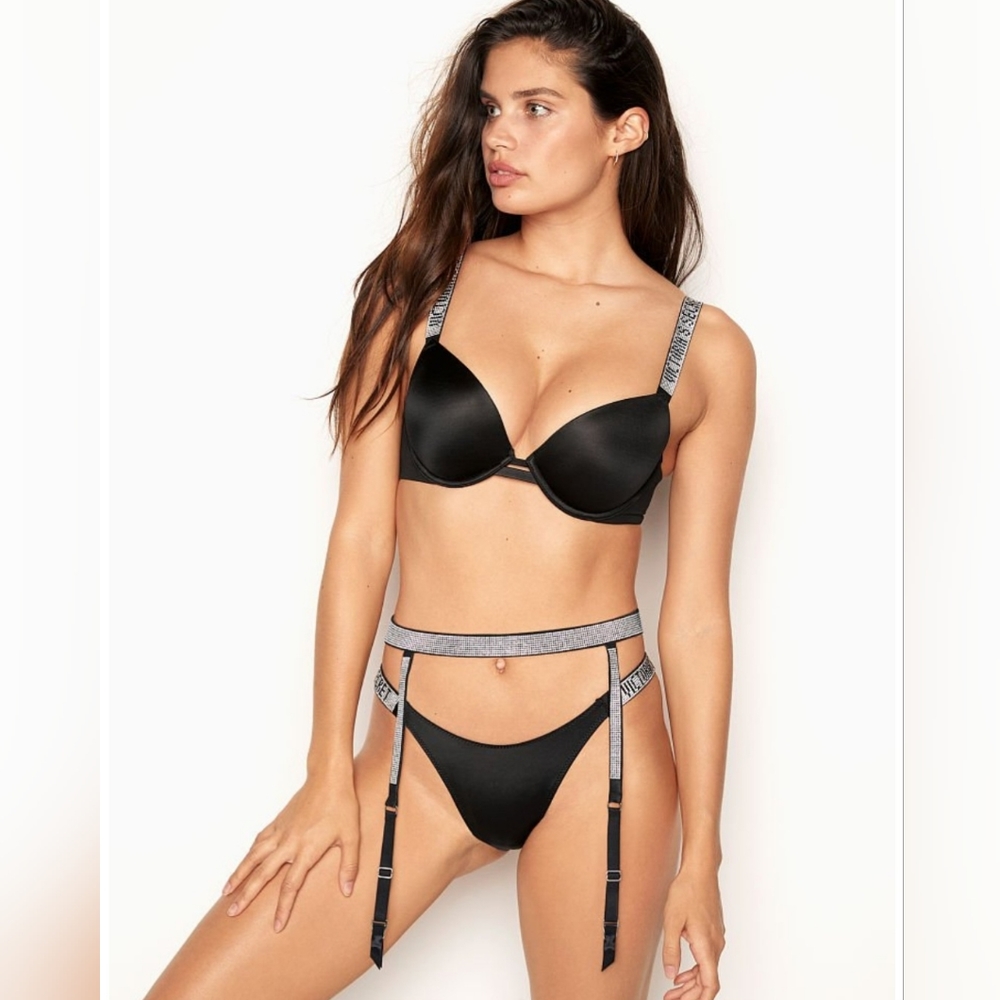 VERY SEXY Shine Strap Garter Belt M/L